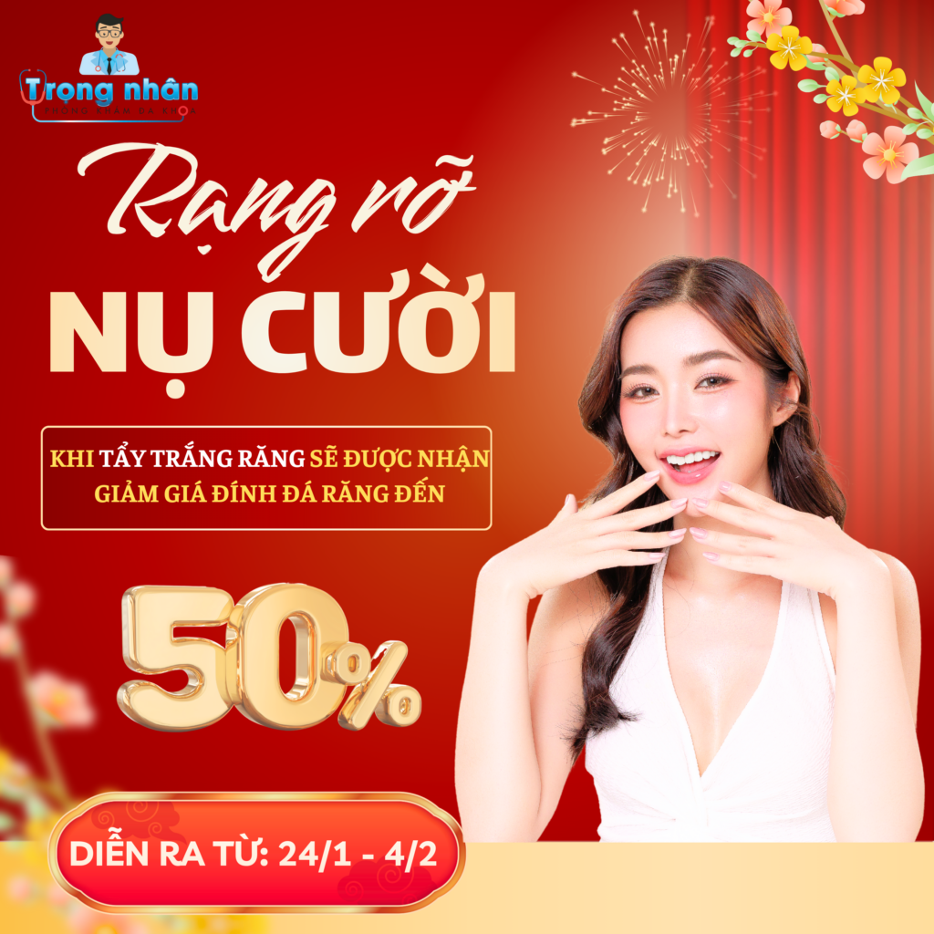 Giảm ngay 50% đính đá răng