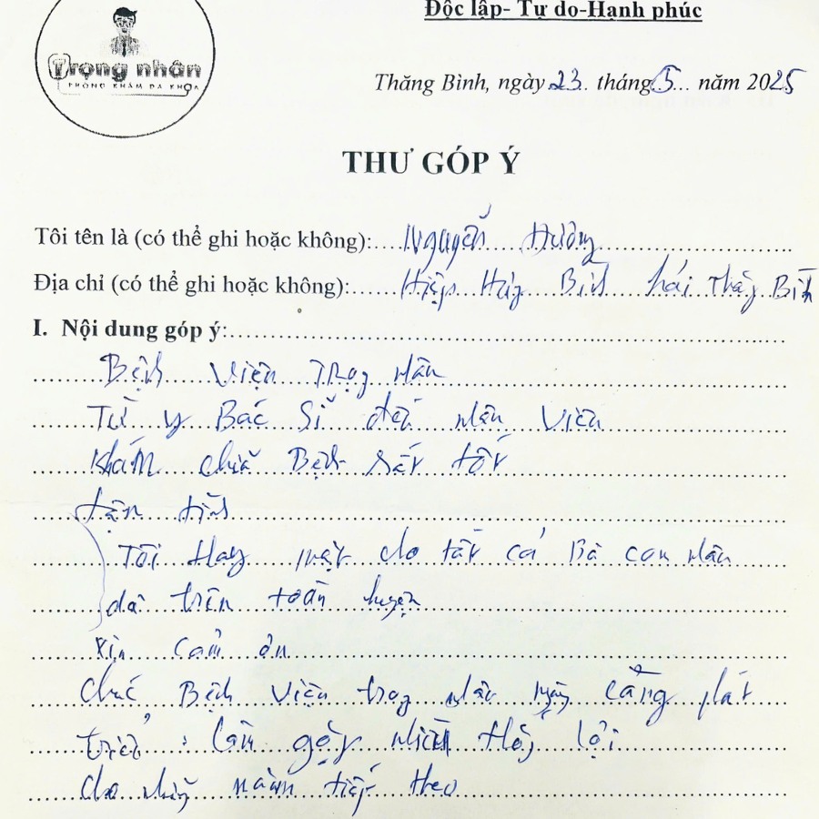 Lắng nghe bệnh nhân