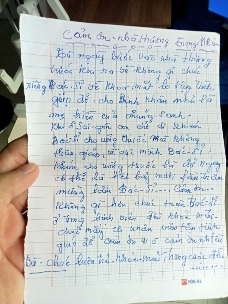 Lắng nghe bệnh nhân